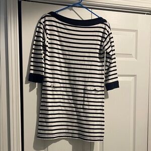 Kate Spade Navy and White Striped Dress